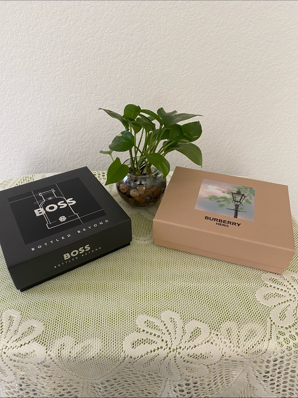 BOSS & Burberry Gift Box Set - Black and Beige